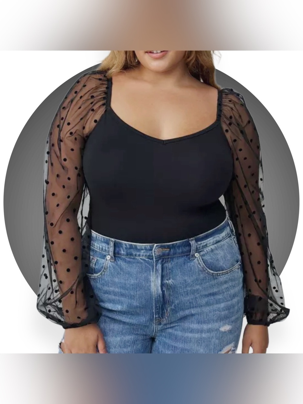 BOGO NWT TORRID Foxy Sweetheart Organza Blouson Sleeve Top